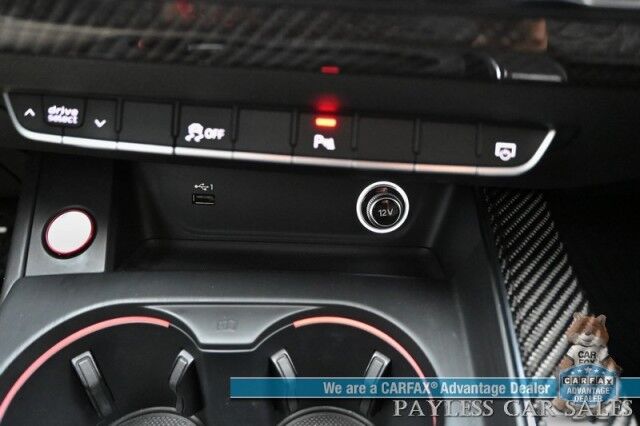 2019 Audi RS 5 Coupe / AWD / Dynamic Pkg / Black Optic Carbon Pkg / Auto Start / Power & Heated Leather Seats / Sunroof / NAV / Bang & Olufsen Speakers W/Morel Subwoofer / Blind Spot Alert / Apple CarPlay & Android Auto / 2nd Set of Wheels Anchorage AK