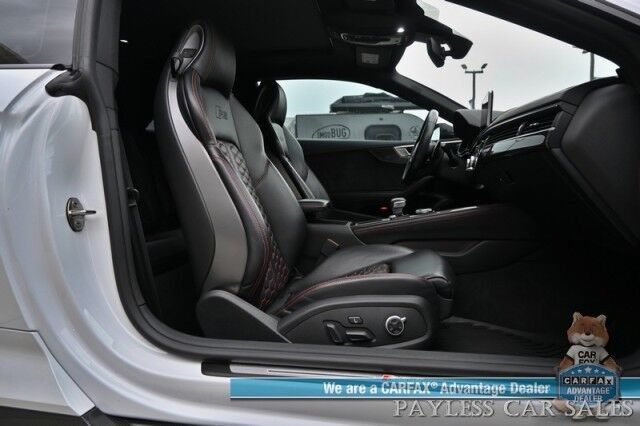 2019 Audi RS 5 Coupe / AWD / Dynamic Pkg / Black Optic Carbon Pkg / Auto Start / Power & Heated Leather Seats / Sunroof / NAV / Bang & Olufsen Speakers W/Morel Subwoofer / Blind Spot Alert / Apple CarPlay & Android Auto / 2nd Set of Wheels Anchorage AK