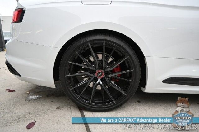 2019 Audi RS 5 Coupe / AWD / Dynamic Pkg / Black Optic Carbon Pkg / Auto Start / Power & Heated Leather Seats / Sunroof / NAV / Bang & Olufsen Speakers W/Morel Subwoofer / Blind Spot Alert / Apple CarPlay & Android Auto / 2nd Set of Wheels Anchorage AK