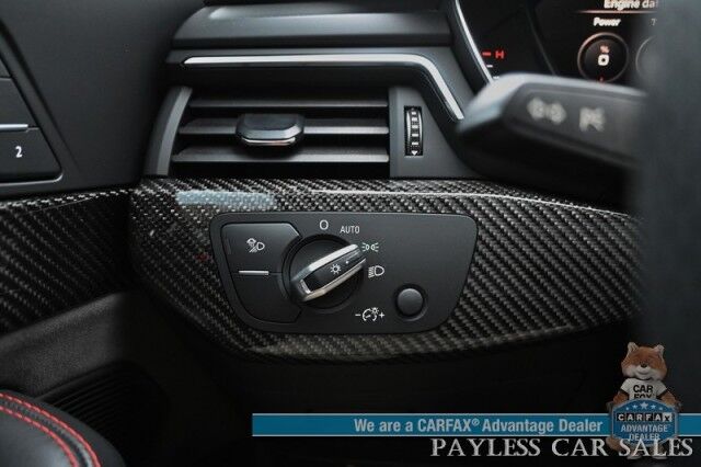 2019 Audi RS 5 Coupe / AWD / Dynamic Pkg / Black Optic Carbon Pkg / Auto Start / Power & Heated Leather Seats / Sunroof / NAV / Bang & Olufsen Speakers W/Morel Subwoofer / Blind Spot Alert / Apple CarPlay & Android Auto / 2nd Set of Wheels Anchorage AK