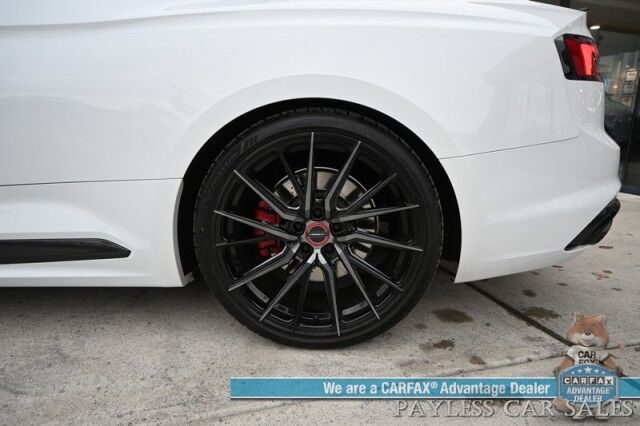 2019 Audi RS 5 Coupe / AWD / Dynamic Pkg / Black Optic Carbon Pkg / Auto Start / Power & Heated Leather Seats / Sunroof / NAV / Bang & Olufsen Speakers W/Morel Subwoofer / Blind Spot Alert / Apple CarPlay & Android Auto / 2nd Set of Wheels Anchorage AK
