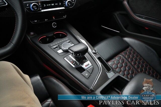2019 Audi RS 5 Coupe / AWD / Dynamic Pkg / Black Optic Carbon Pkg / Auto Start / Power & Heated Leather Seats / Sunroof / NAV / Bang & Olufsen Speakers W/Morel Subwoofer / Blind Spot Alert / Apple CarPlay & Android Auto / 2nd Set of Wheels Anchorage AK