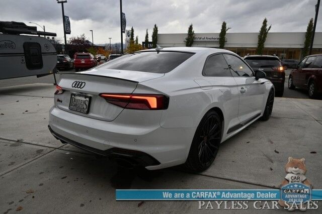 2019 Audi RS 5 Coupe / AWD / Dynamic Pkg / Black Optic Carbon Pkg / Auto Start / Power & Heated Leather Seats / Sunroof / NAV / Bang & Olufsen Speakers W/Morel Subwoofer / Blind Spot Alert / Apple CarPlay & Android Auto / 2nd Set of Wheels Anchorage AK