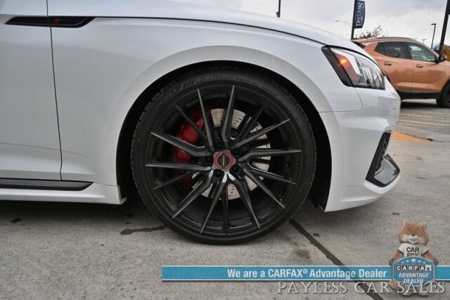 2019 Audi RS 5 Coupe / AWD / Dynamic Pkg / Black Optic Carbon Pkg / Auto Start / Power & Heated Leather Seats / Sunroof / NAV / Bang & Olufsen Speakers W/Morel Subwoofer / Blind Spot Alert / Apple CarPlay & Android Auto / 2nd Set of Wheels Anchorage AK
