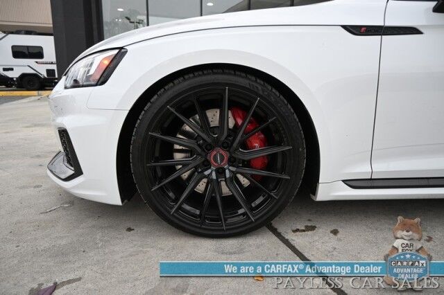 2019 Audi RS 5 Coupe / AWD / Dynamic Pkg / Black Optic Carbon Pkg / Auto Start / Power & Heated Leather Seats / Sunroof / NAV / Bang & Olufsen Speakers W/Morel Subwoofer / Blind Spot Alert / Apple CarPlay & Android Auto / 2nd Set of Wheels Anchorage AK