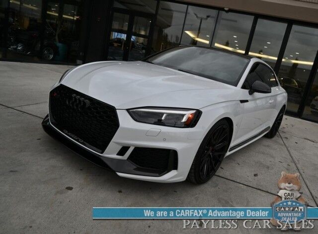 2019 Audi RS 5 Coupe / AWD / Dynamic Pkg / Black Optic Carbon Pkg / Auto Start / Power & Heated Leather Seats / Sunroof / NAV / Bang & Olufsen Speakers W/Morel Subwoofer / Blind Spot Alert / Apple CarPlay & Android Auto / 2nd Set of Wheels Anchorage AK
