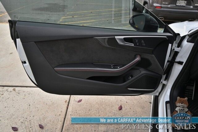 2019 Audi RS 5 Coupe / AWD / Dynamic Pkg / Black Optic Carbon Pkg / Auto Start / Power & Heated Leather Seats / Sunroof / NAV / Bang & Olufsen Speakers W/Morel Subwoofer / Blind Spot Alert / Apple CarPlay & Android Auto / 2nd Set of Wheels Anchorage AK