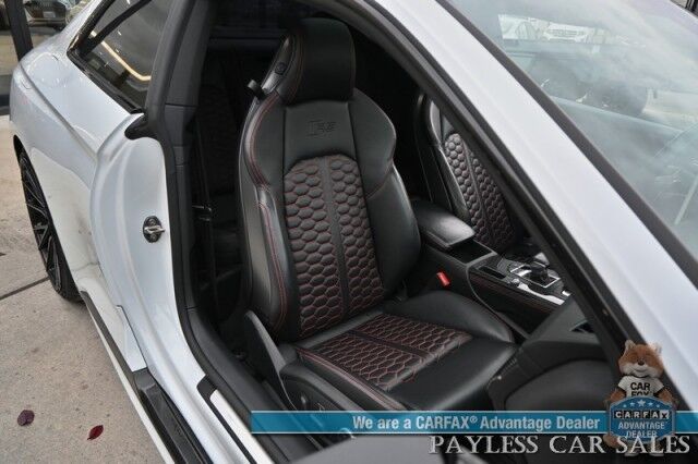 2019 Audi RS 5 Coupe / AWD / Dynamic Pkg / Black Optic Carbon Pkg / Auto Start / Power & Heated Leather Seats / Sunroof / NAV / Bang & Olufsen Speakers W/Morel Subwoofer / Blind Spot Alert / Apple CarPlay & Android Auto / 2nd Set of Wheels Anchorage AK