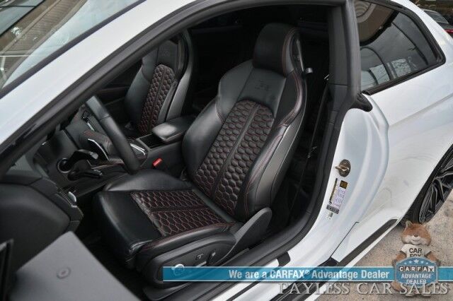 2019 Audi RS 5 Coupe / AWD / Dynamic Pkg / Black Optic Carbon Pkg / Auto Start / Power & Heated Leather Seats / Sunroof / NAV / Bang & Olufsen Speakers W/Morel Subwoofer / Blind Spot Alert / Apple CarPlay & Android Auto / 2nd Set of Wheels Anchorage AK