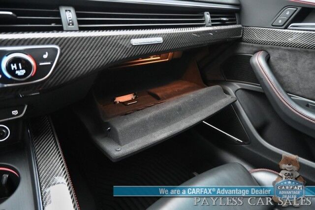 2019 Audi RS 5 Coupe / AWD / Dynamic Pkg / Black Optic Carbon Pkg / Auto Start / Power & Heated Leather Seats / Sunroof / NAV / Bang & Olufsen Speakers W/Morel Subwoofer / Blind Spot Alert / Apple CarPlay & Android Auto / 2nd Set of Wheels Anchorage AK