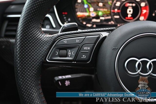 2019 Audi RS 5 Coupe / AWD / Dynamic Pkg / Black Optic Carbon Pkg / Auto Start / Power & Heated Leather Seats / Sunroof / NAV / Bang & Olufsen Speakers W/Morel Subwoofer / Blind Spot Alert / Apple CarPlay & Android Auto / 2nd Set of Wheels Anchorage AK