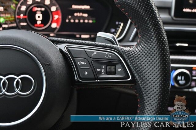 2019 Audi RS 5 Coupe / AWD / Dynamic Pkg / Black Optic Carbon Pkg / Auto Start / Power & Heated Leather Seats / Sunroof / NAV / Bang & Olufsen Speakers W/Morel Subwoofer / Blind Spot Alert / Apple CarPlay & Android Auto / 2nd Set of Wheels Anchorage AK