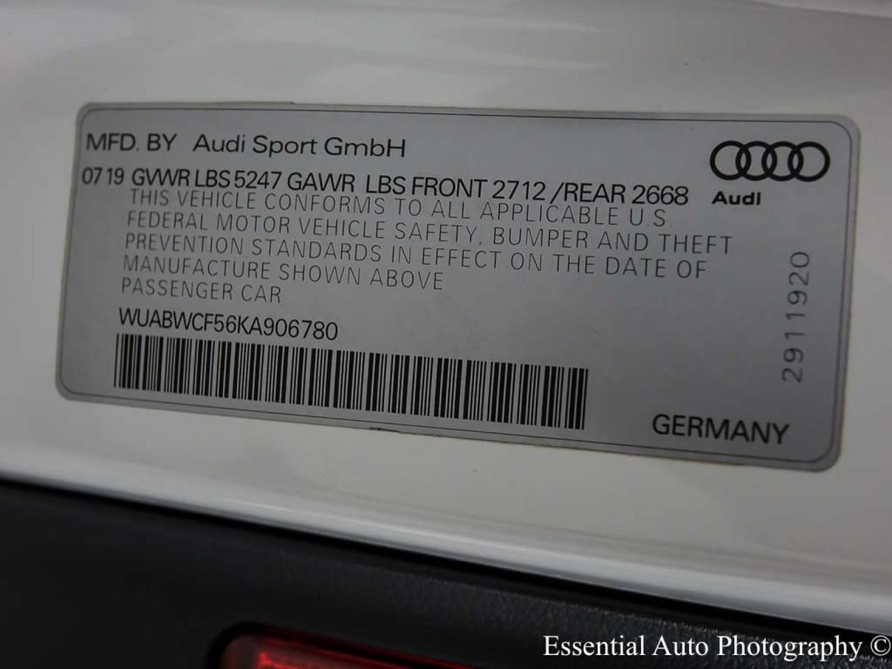 2019 Audi RS 5 Sportback Willowbrook IL