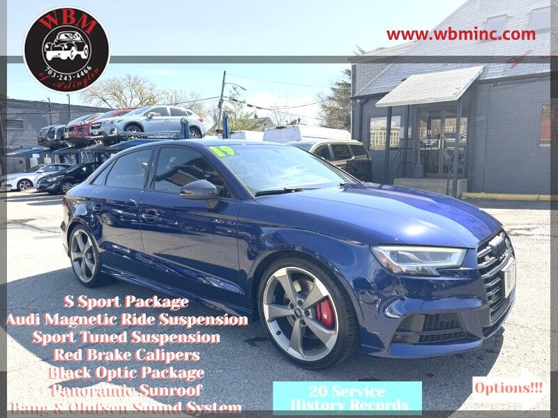 2019 Audi S3 Premium Plus AWD/4WD w/ S Sport Package