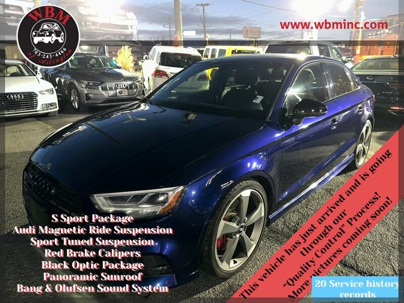 2019 Audi S3 Premium Plus AWD/4WD w/ S Sport Package