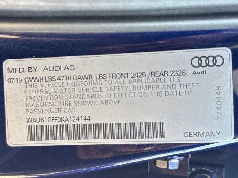 2019 Audi S3 Premium Plus AWD/4WD w/ S Sport Package and Technology Package Arlington VA