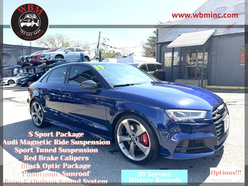 2019 Audi S3 Premium Plus AWD/4WD w/ S Sport Package and Technology Package