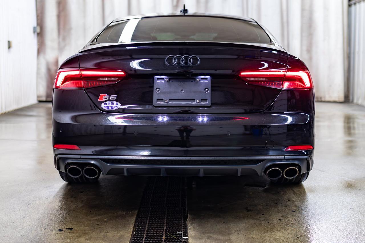 2019 Audi S5 Quattro Technik Sportback Leather Roof Nav BCam Red Deer AB