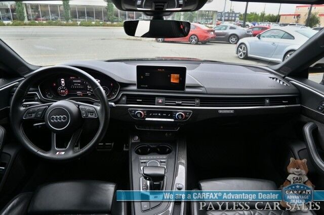 2019 Audi S5 Sportback Premium Plus / AWD / S Sport & Cold Weather Pkg / Front & Rear Heated Nappa Leather Seats / Heated Steering Wheel / Navigation / Bang & Olufsen Speakers / Sunroof / Blind Spot Alert / Only 34K Miles Anchorage AK