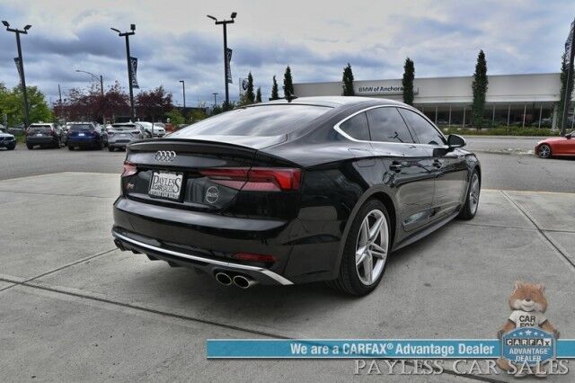 2019 Audi S5 Sportback Premium Plus / AWD / S Sport & Cold Weather Pkg / Front & Rear Heated Nappa Leather Seats / Heated Steering Wheel / Navigation / Bang & Olufsen Speakers / Sunroof / Blind Spot Alert / Only 34K Miles Anchorage AK