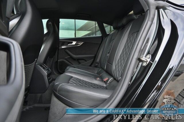 2019 Audi S5 Sportback Premium Plus / AWD / S Sport & Cold Weather Pkg / Front & Rear Heated Nappa Leather Seats / Heated Steering Wheel / Navigation / Bang & Olufsen Speakers / Sunroof / Blind Spot Alert / Only 34K Miles Anchorage AK