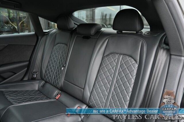 2019 Audi S5 Sportback Premium Plus / AWD / S Sport & Cold Weather Pkg / Front & Rear Heated Nappa Leather Seats / Heated Steering Wheel / Navigation / Bang & Olufsen Speakers / Sunroof / Blind Spot Alert / Only 34K Miles Anchorage AK