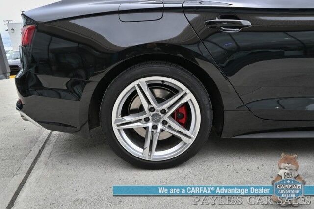 2019 Audi S5 Sportback Premium Plus / AWD / S Sport & Cold Weather Pkg / Front & Rear Heated Nappa Leather Seats / Heated Steering Wheel / Navigation / Bang & Olufsen Speakers / Sunroof / Blind Spot Alert / Only 34K Miles Anchorage AK