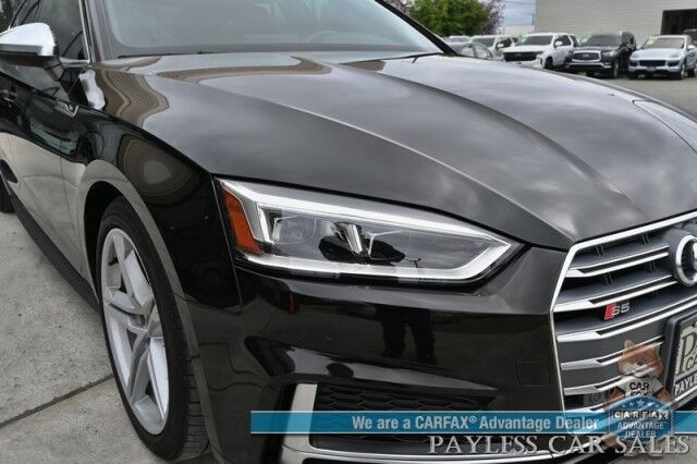 2019 Audi S5 Sportback Premium Plus / AWD / S Sport & Cold Weather Pkg / Front & Rear Heated Nappa Leather Seats / Heated Steering Wheel / Navigation / Bang & Olufsen Speakers / Sunroof / Blind Spot Alert / Only 34K Miles Anchorage AK