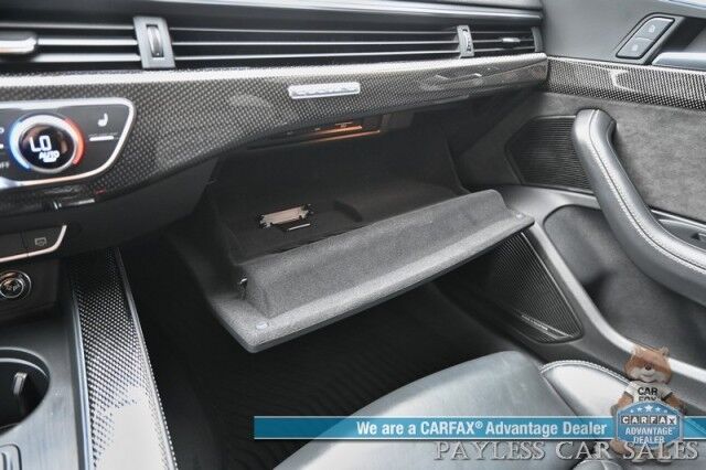 2019 Audi S5 Sportback Premium Plus / AWD / S Sport & Cold Weather Pkg / Front & Rear Heated Nappa Leather Seats / Heated Steering Wheel / Navigation / Bang & Olufsen Speakers / Sunroof / Blind Spot Alert / Only 34K Miles Anchorage AK