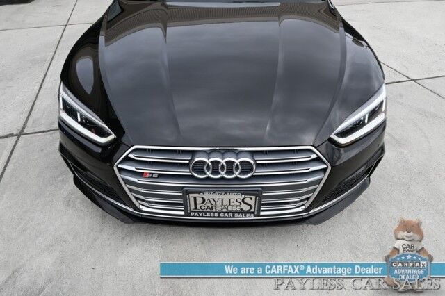 2019 Audi S5 Sportback Premium Plus / AWD / S Sport & Cold Weather Pkg / Front & Rear Heated Nappa Leather Seats / Heated Steering Wheel / Navigation / Bang & Olufsen Speakers / Sunroof / Blind Spot Alert / Only 34K Miles Anchorage AK