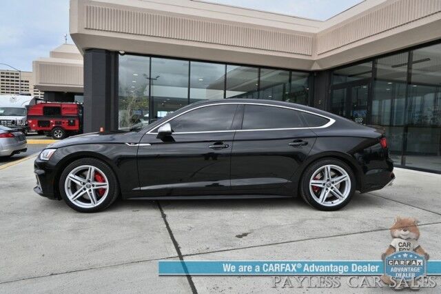 2019 Audi S5 Sportback Premium Plus / AWD / S Sport & Cold Weather Pkg / Front & Rear Heated Nappa Leather Seats / Heated Steering Wheel / Navigation / Bang & Olufsen Speakers / Sunroof / Blind Spot Alert / Only 34K Miles Anchorage AK