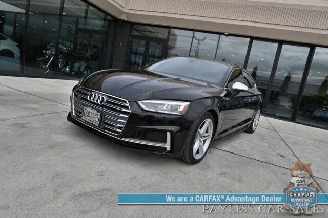 2019 Audi S5 Sportback Premium Plus / AWD / S Sport & Cold Weather Pkg / Front & Rear Heated Nappa Leather Seats / Heated Steering Wheel / Navigation / Bang & Olufsen Speakers / Sunroof / Blind Spot Alert / Only 34K Miles Anchorage AK