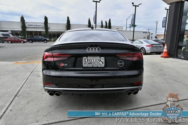 2019 Audi S5 Sportback Premium Plus / AWD / S Sport & Cold Weather Pkg / Front & Rear Heated Nappa Leather Seats / Heated Steering Wheel / Navigation / Bang & Olufsen Speakers / Sunroof / Blind Spot Alert / Only 34K Miles Anchorage AK