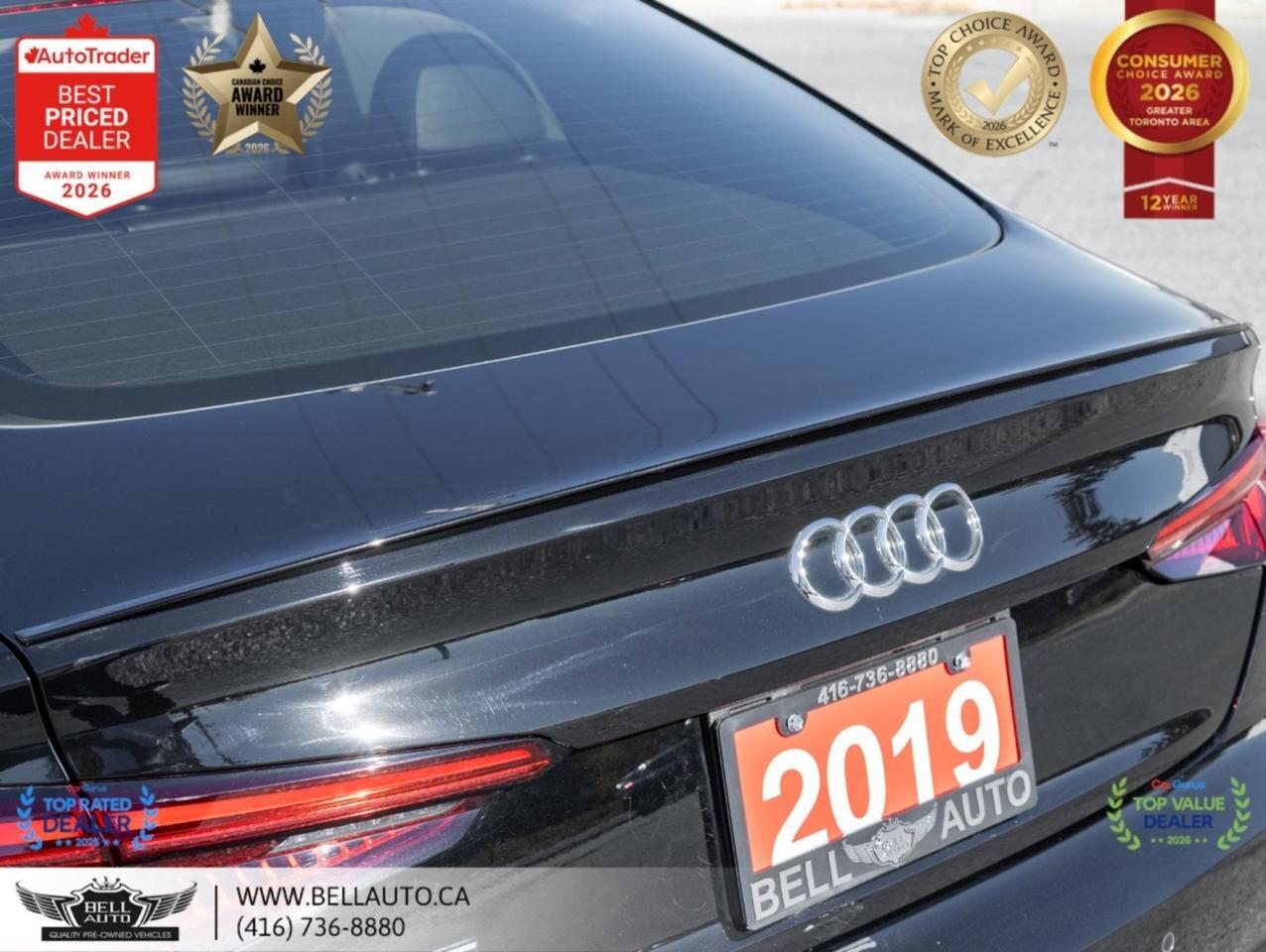 2019 Audi S5 Sportback Progressiv | BLKOPTICS | NAVI | B.CAM | PANO | CRBNFBR | NOACCIDENT Toronto ON