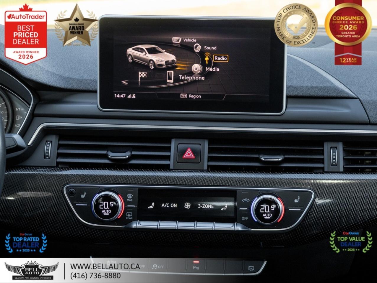 2019 Audi S5 Sportback Progressiv | BLKOPTICS | NAVI | B.CAM | PANO | CRBNFBR | NOACCIDENT Toronto ON