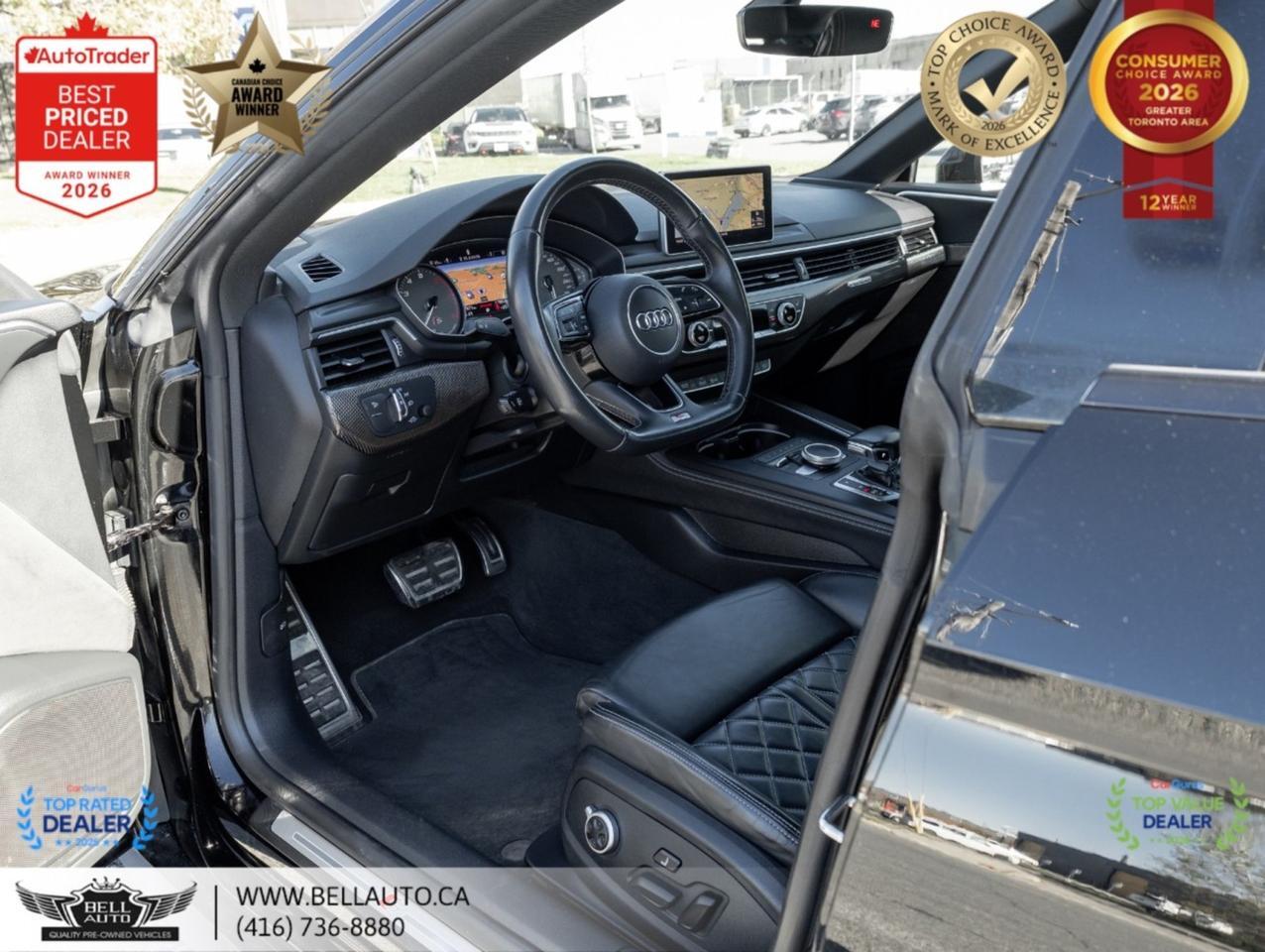 2019 Audi S5 Sportback Progressiv | BLKOPTICS | NAVI | B.CAM | PANO | CRBNFBR | NOACCIDENT Toronto ON