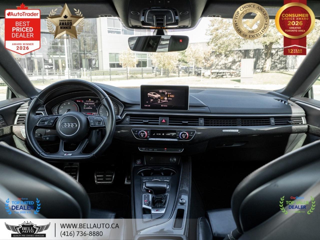 2019 Audi S5 Sportback Progressiv | BLKOPTICS | NAVI | B.CAM | PANO | CRBNFBR | NOACCIDENT Toronto ON