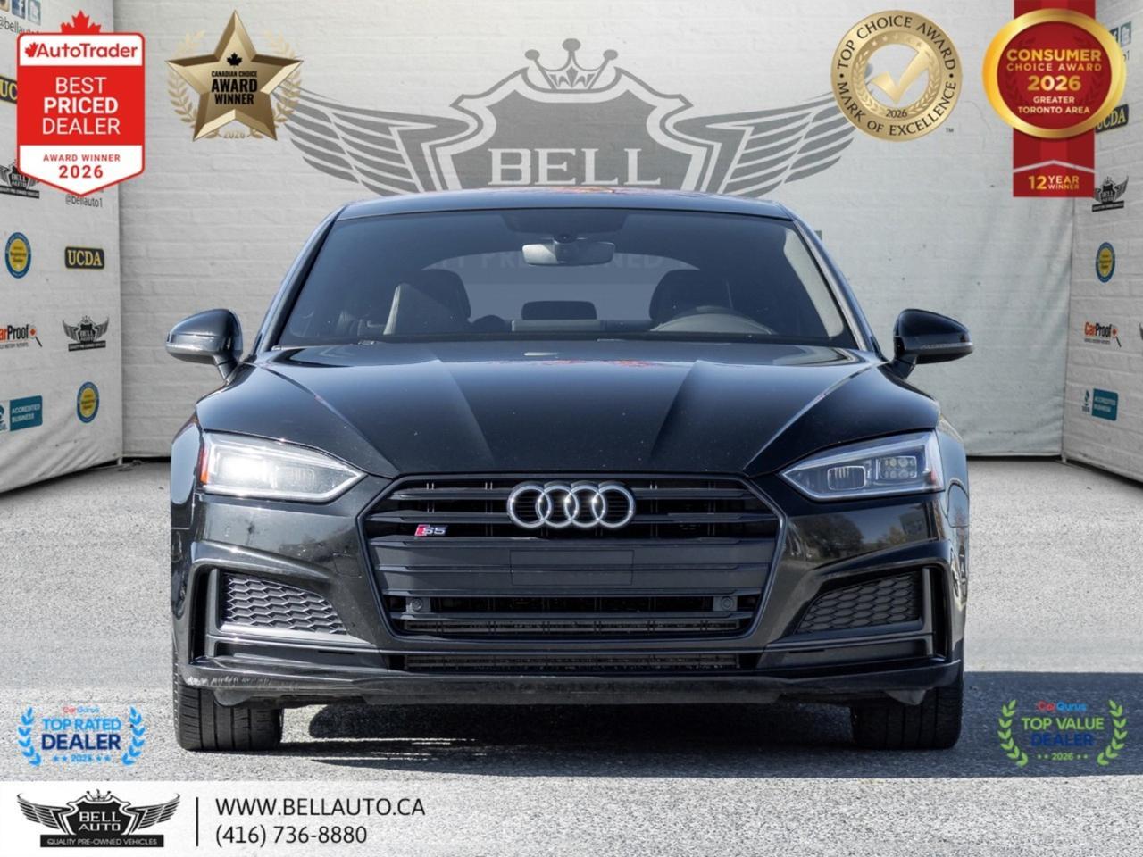 2019 Audi S5 Sportback Progressiv | BLKOPTICS | NAVI | B.CAM | PANO | CRBNFBR | NOACCIDENT Toronto ON