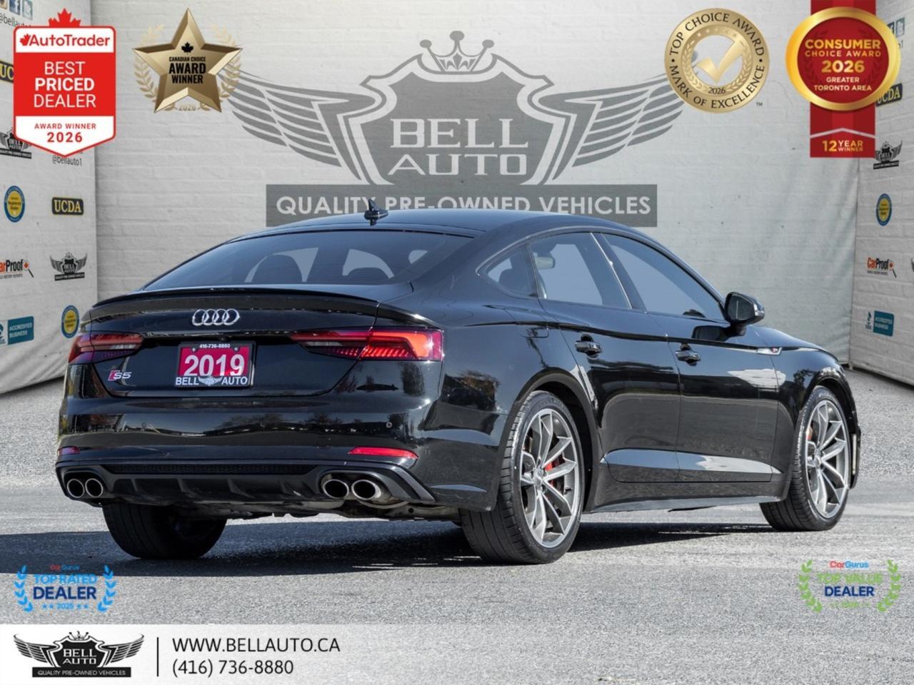 2019 Audi S5 Sportback Progressiv | BLKOPTICS | NAVI | B.CAM | PANO | CRBNFBR | NOACCIDENT Toronto ON