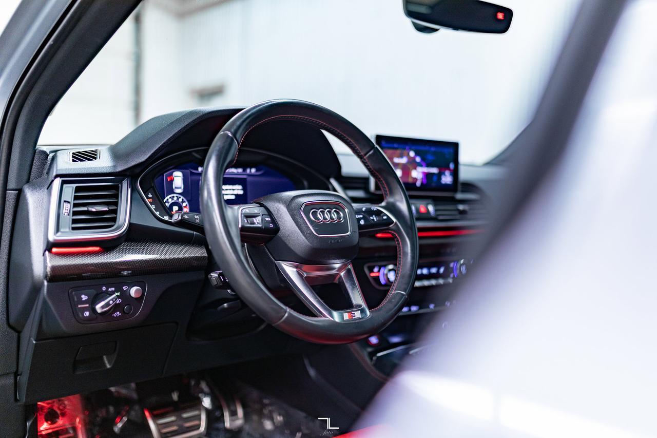 2019 Audi SQ5 Quattro Technik Black Optics Leather Roof Nav Red Deer AB