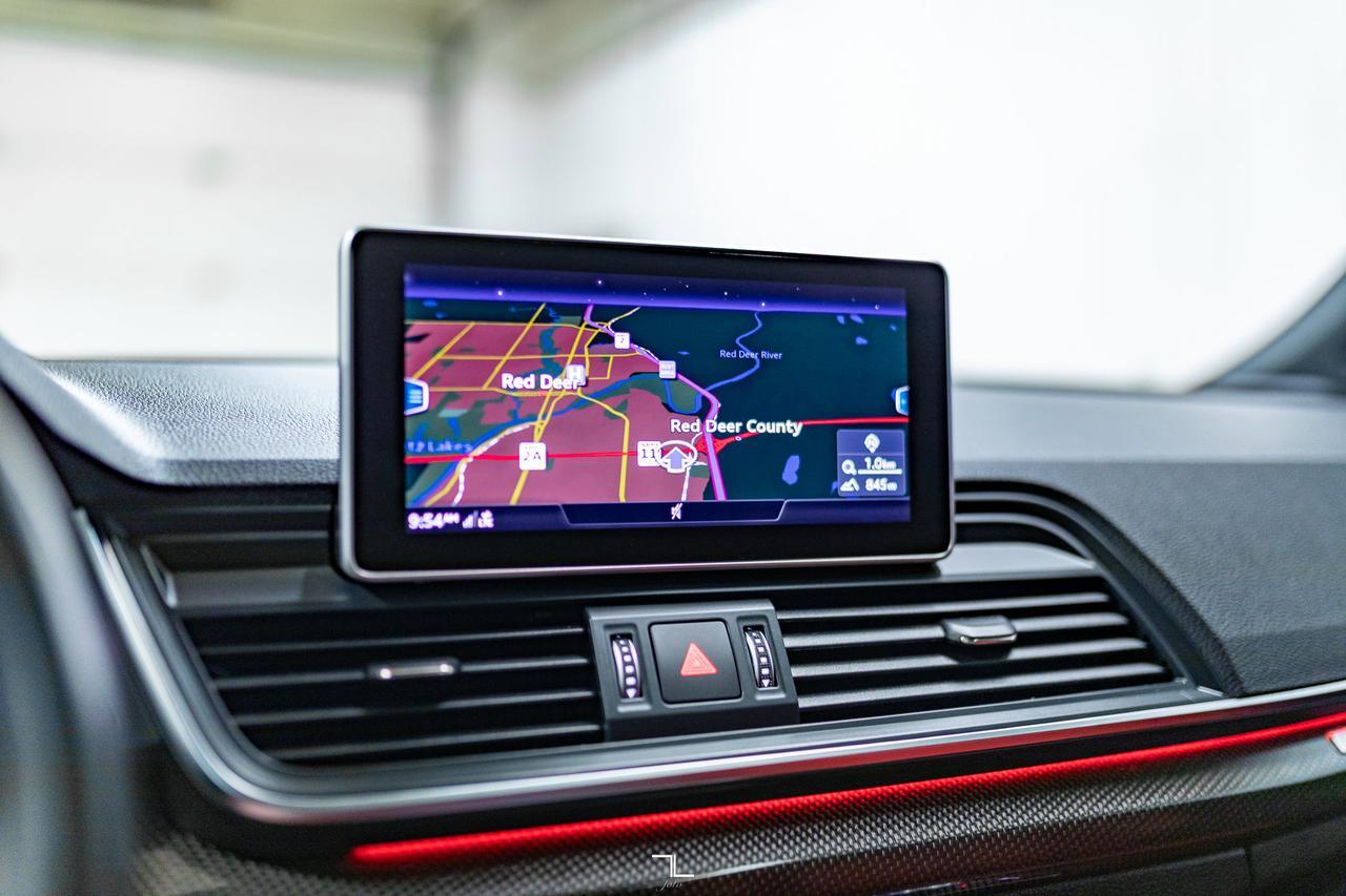 2019 Audi SQ5 Quattro Technik Black Optics Leather Roof Nav Red Deer AB