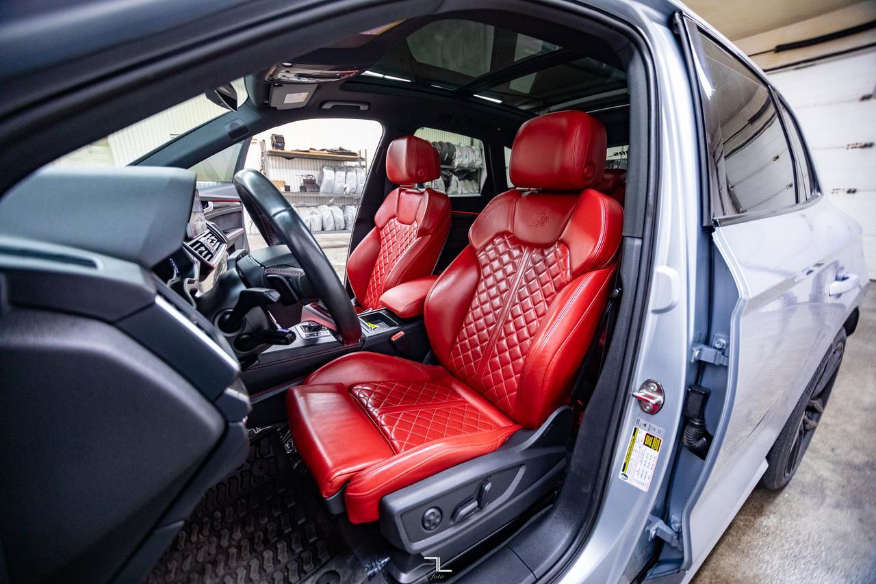 2019 Audi SQ5 Quattro Technik Black Optics Leather Roof Nav Red Deer AB