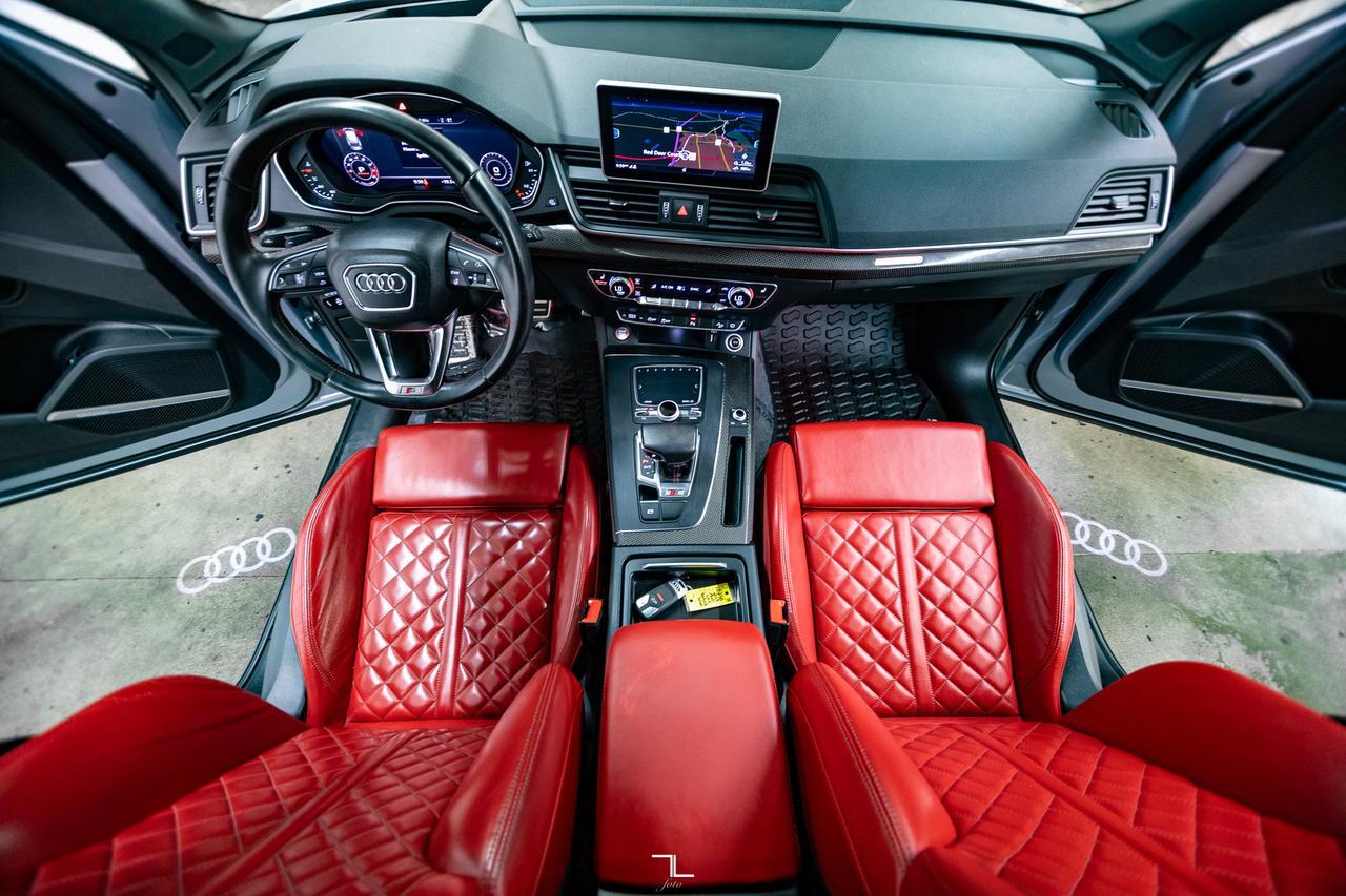 2019 Audi SQ5 Quattro Technik Black Optics Leather Roof Nav Red Deer AB