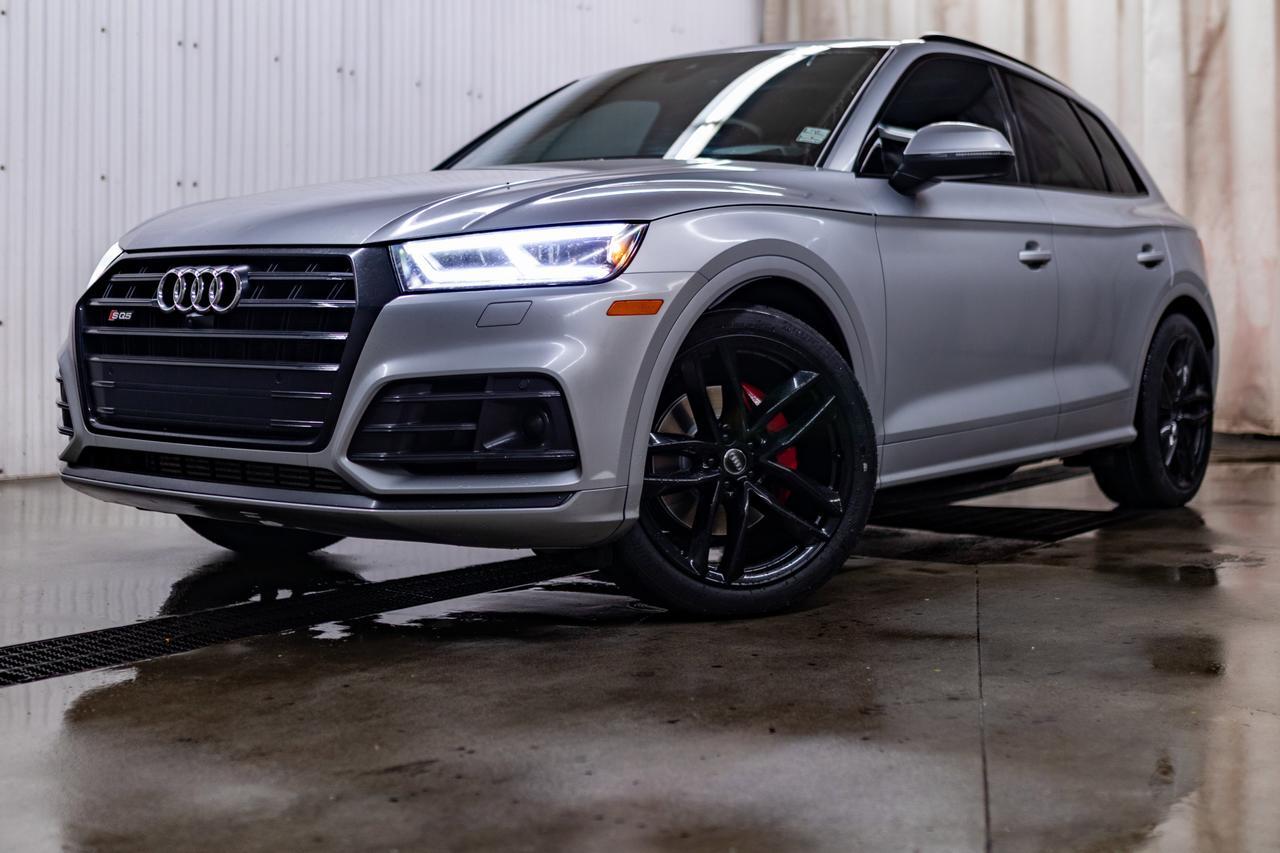 2019 Audi SQ5 Quattro Technik Black Optics Leather Roof Nav Red Deer AB