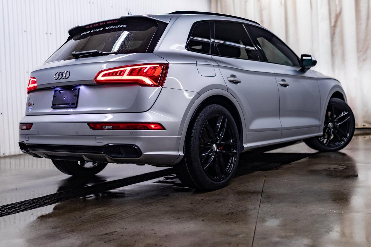 2019 Audi SQ5 Quattro Technik Black Optics Leather Roof Nav Red Deer AB