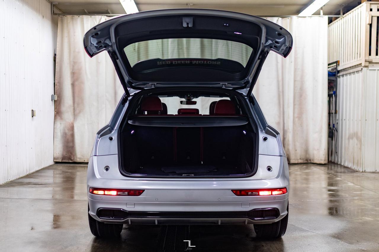 2019 Audi SQ5 Quattro Technik Black Optics Leather Roof Nav Red Deer AB