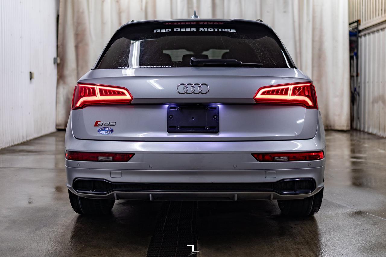 2019 Audi SQ5 Quattro Technik Black Optics Leather Roof Nav Red Deer AB