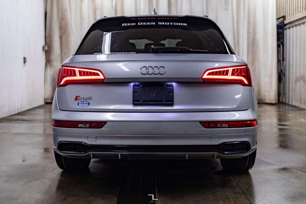 2019 Audi SQ5 Quattro Technik Black Optics Leather Roof Nav Red Deer AB