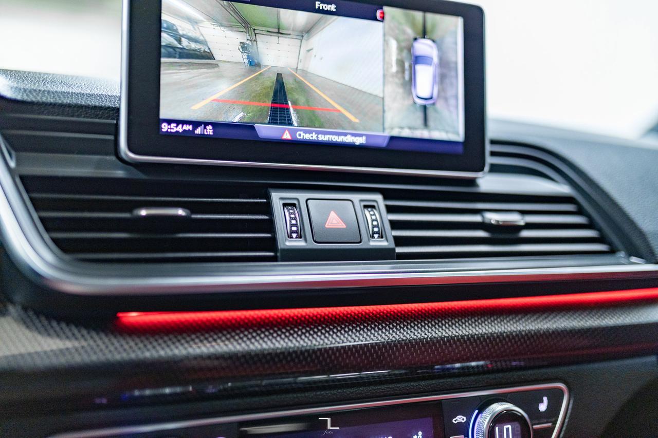 2019 Audi SQ5 Quattro Technik Black Optics Leather Roof Nav Red Deer AB