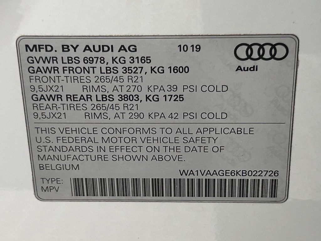 2019 Audi e-tron Prestige Portland OR